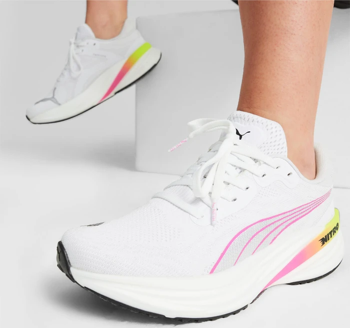 Puma Magnify Nitro 2 puma white/puma black/poison pink (Damen)