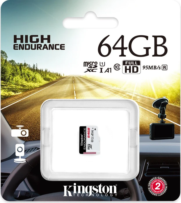 Kingston High Endurance R95/W30 64GB, UHS-I U1, A1, Class 10