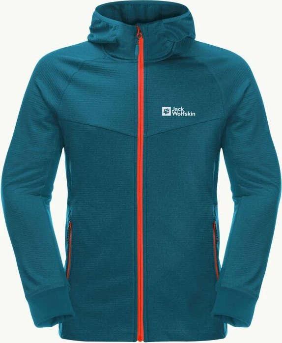 Jack Wolfskin Hydro Grid Hoody FZ Jacke blue coral (Herren)