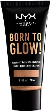 NYX Born To Glow Naturally Radiant Foundation tan, 30ml