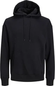 Jack & Jones Einfarbig Hoodie schwarz (Herren)