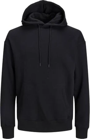 Jack & Jones Einfarbig Hoodie schwarz (Herren)