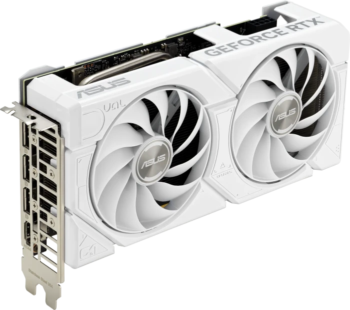 ASUS Dual GeForce RTX 4060 EVO White, DUAL-RTX4060-8G-EVO-WHITE, 8GB GDDR6, HDMI, 3x DP, retail