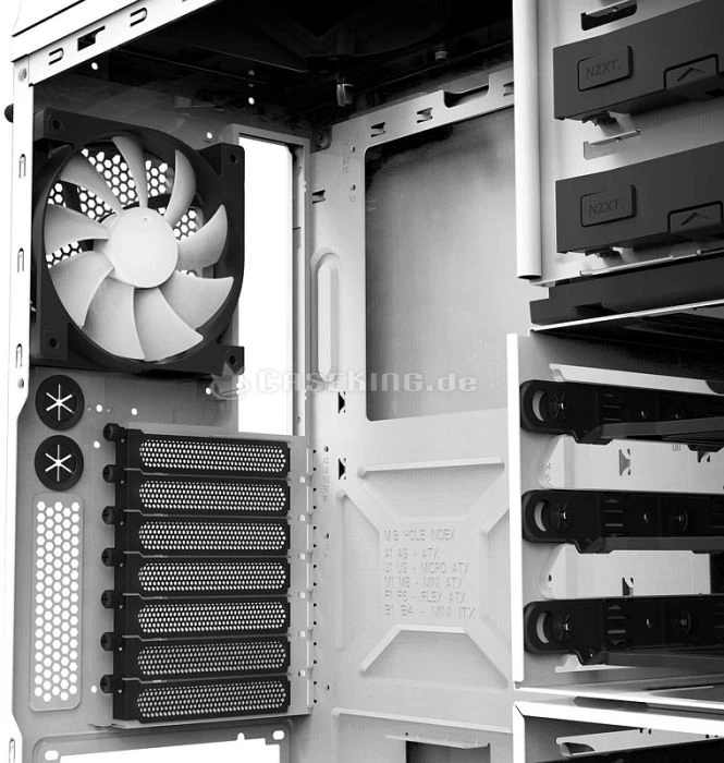 NZXT Phantom 240 weiß, Acrylfenster