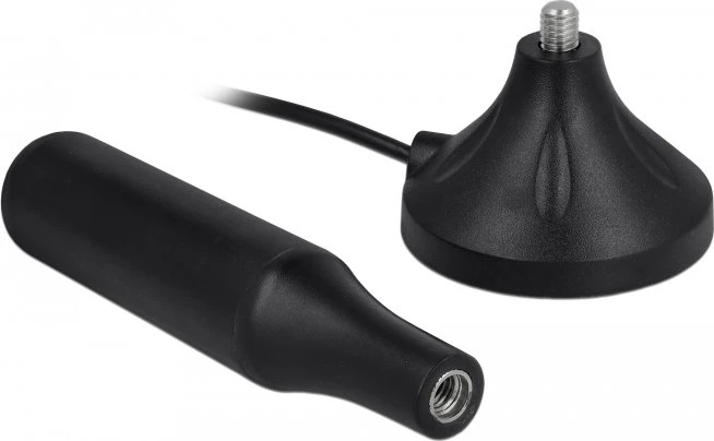 DeLOCK LTE Antenne, 2.1GHz/900MHz, 3-5dBi, SMA, omnidirektional, schwarz