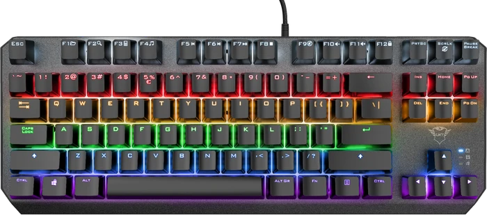 Trust Gaming GXT 834 Callaz TKL, LEDs RGB, Outemu Red, USB, DE