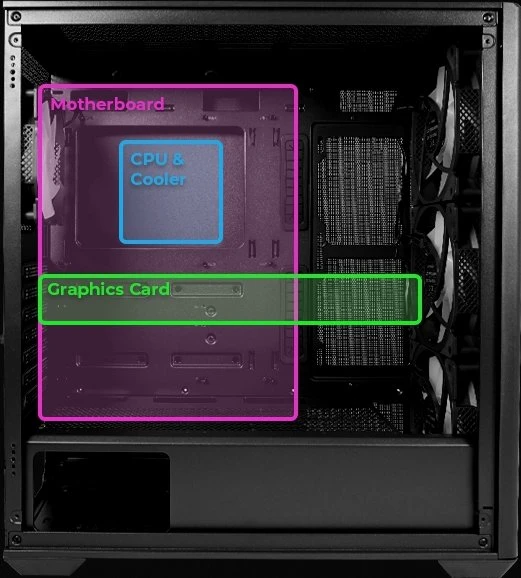 LC-Power Gaming 811B Meshwork_XL Dark, schwarz, Glasfenster