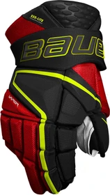 Bauer Hyperlite Intermediate Handschuh schwarz/rot