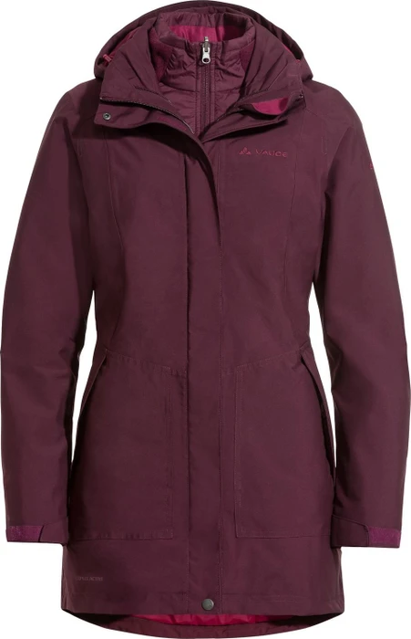 Vaude Idris 3in1 III Funktionsmantel cassis (Damen)