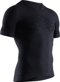 X-Bionic Energizer 4.0 V-Neck Kompressionsshirt kurzarm opal black/arctic white (Herren)