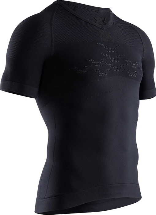 X-Bionic Energizer 4.0 V-Neck Kompressionsshirt kurzarm opal black/arctic white (Herren)