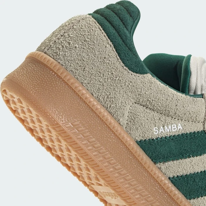 adidas Samba XLG putty grey/collegiate green/gum