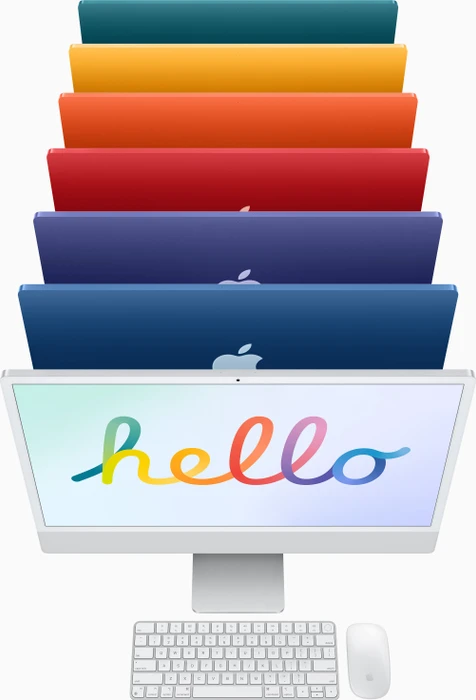 Apple iMac 24", Rosé, M1 - 8 Core CPU / 7 Core GPU, 8GB RAM, 256GB SSD [2021]