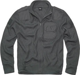 Brandit BW Cardigan Strickjacke anthracite (Herren)