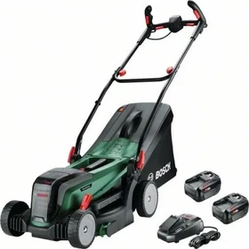 Bosch DIY UniversalRotak 2x18V-37-550 Akku-Rasenmäher inkl. 2 Akkus 4.0Ah