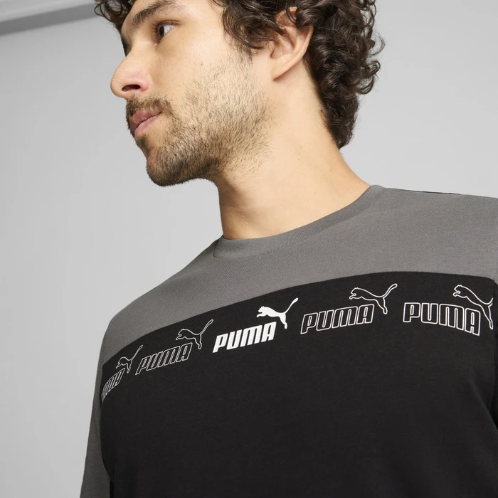 Puma Around The Block T-Shirt kurzarm cool dark grey (Herren)