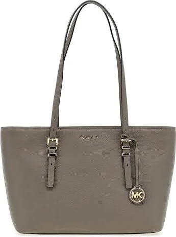 Michael Kors Quinn Medium aus gekrispeltem Leder Shopper birch