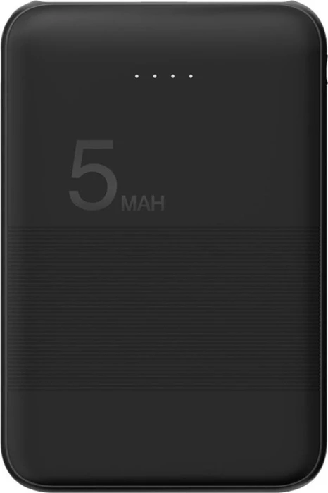 Wentronic Powerbank kompakt 5000mAh schwarz