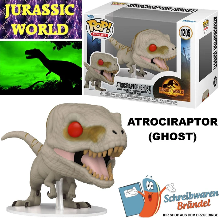 FunKo Pop! Movies - Jurassic World: Dominion - Atrociraptor (Ghost)