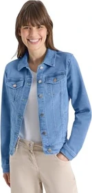CECIL Brusttaschen und Knöpfe Jeansjacke light blue washed (Damen)