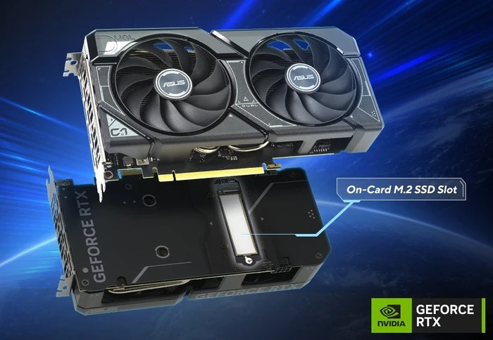 ASUS Dual GeForce RTX 4060 Ti SSD, DUAL-RTX4060TI-8G-SSD, 8GB GDDR6, HDMI, 3x DP