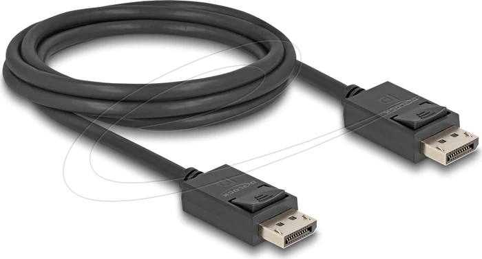 DeLOCK DisplayPort 2.1 Kabel schwarz, 2m