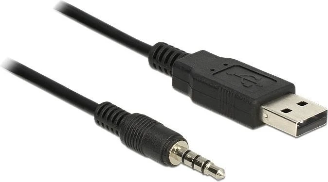 DeLOCK Adapterkabel USB-A Stecker auf 3.5mm Klinke Stecker, 3.3V, 1.80m