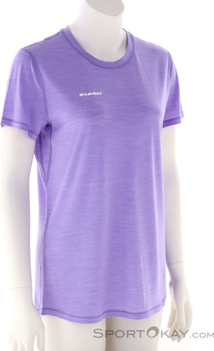 Mammut Tree Wool FL Funktionsshirt kurzarm lavandin melange (Damen)