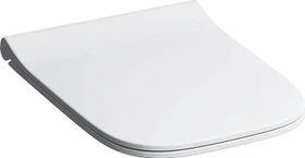 Geberit Smyle Square WC-Sitz schmales Design, Sandwichform, weiß/glänzend
