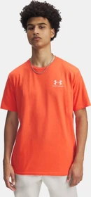 Under Armour Sportstyle Left Chest Funktionsshirt kurzarm fire/white (Herren)