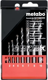 Metabo Universalbohrer-Sortiment inkl. Werkzeugbox, 7-tlg.