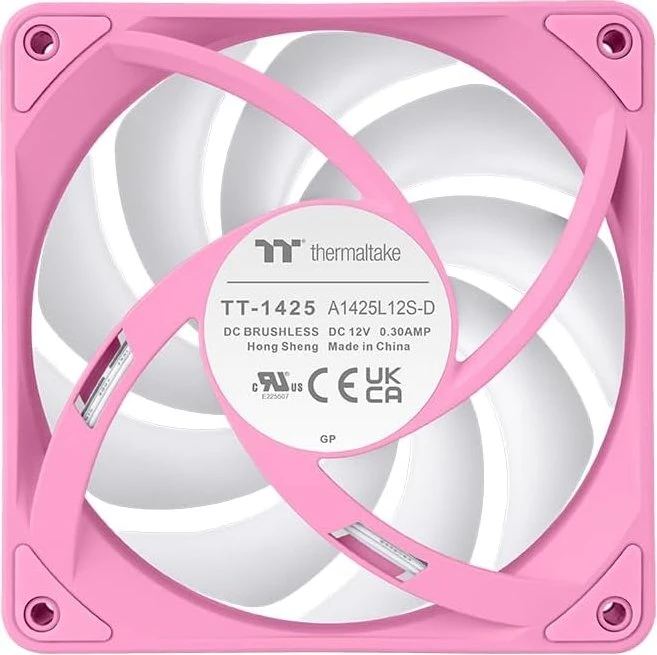 Thermaltake CT140 EX ARGB Sync Reverse Pink, rosa/weiß, 140mm, 3er-Pack