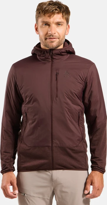 Odlo Ascent Wool Insulated Hybrid Funktionsjacke fudge (Herren)