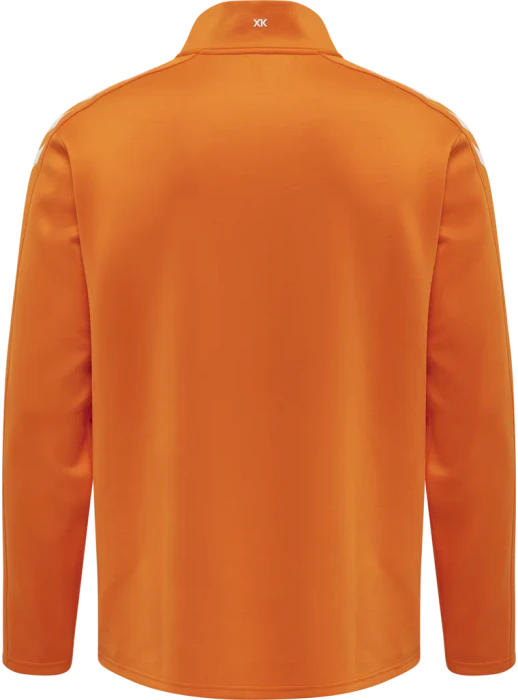 hummel Core XK Poly Zip Sweat Trainingsjacke orange tiger
