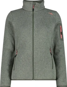 CMP Knit Tech Melange Fleece Jacke avocado/pistacchio (Damen)