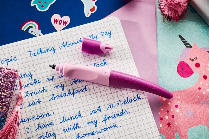 STABILO EASYoriginal 3D DreamWorld Tintenroller (Mine) pink, Linkshänder, Blister