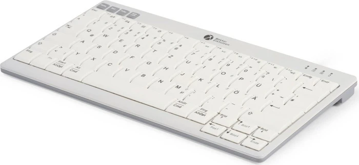 BakkerElkhuizen UltraBoard 950 V2 Wireless, weiß/grau, USB/Bluetooth, DE