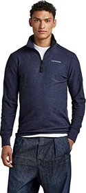 G-Star Lightweight Astro Half Zip Sweatshirt servant blue heather (Herren)