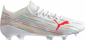 Puma Ultra 1.2 FG/AG white/red blast/puma silver (Herren)