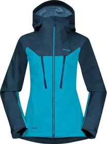 Bergans Cecilie 3L Funktionsjacke clear ice blue/deep sea blue (Damen)
