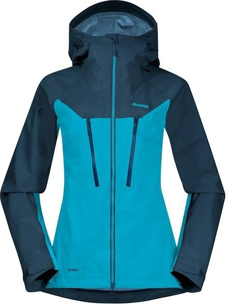 Bergans Cecilie 3L Funktionsjacke clear ice blue/deep sea blue (Damen)