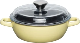 Riess Schmorpfanne hoch mit Glasdeckel 20cm 1.4l dark grey