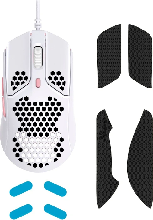 HP HyperX Pulsefire Haste weiß/rosa, USB