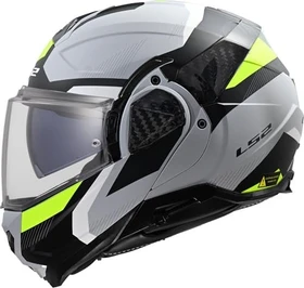 LS2 FF910 Advant II Triple matt grau/schwarz/gelb