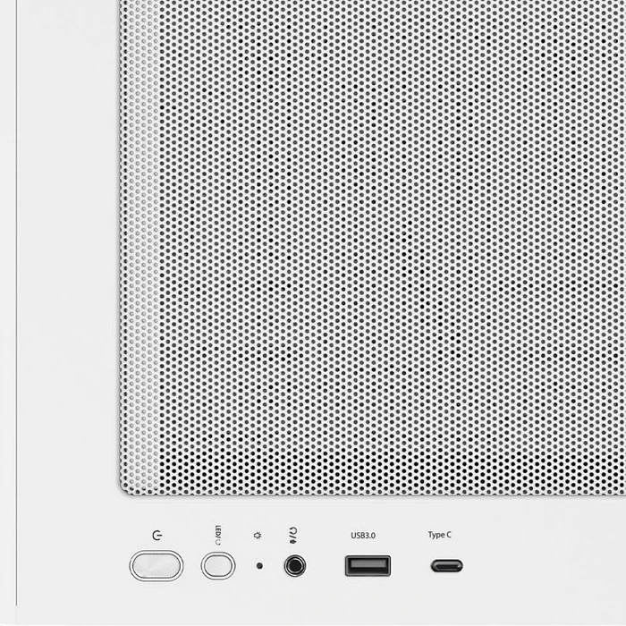 Zalman P30 Air White, weiß, Glasfenster