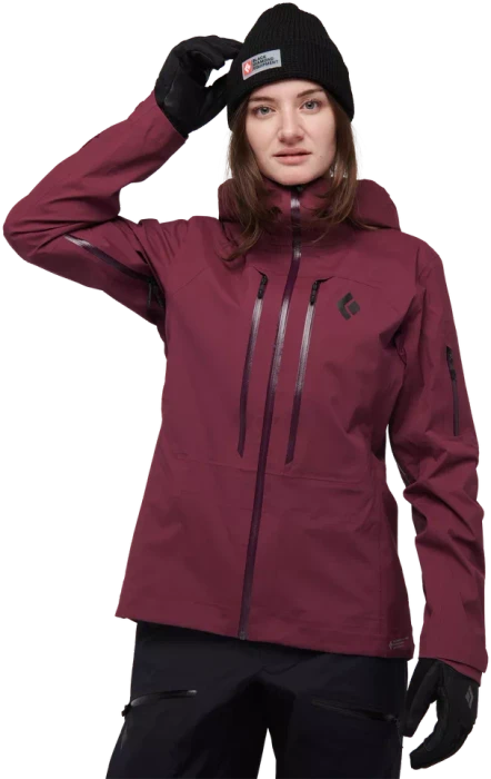 Black Diamond Recon LT Shell Skijacke blackberry (Damen)