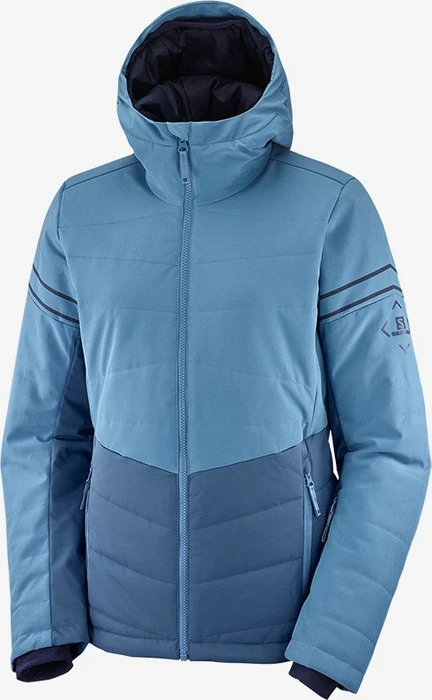 Salomon Edge Funktionsjacke dark denim/copen blue/night sky (Damen)