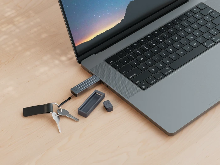 Seagate Ultra Compact SSD +Rescue 1TB dunkelgrau, USB-C, USB 3.2 Gen 2×1