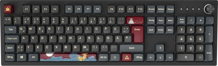 Montech MKey, Darkness, Fullsize, LEDs RGB, hot-swap, Gateron G Pro 2.0 BROWN, USB, DE