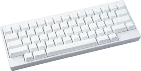 Happy Hacking Keyboard Professional Hybrid Type-S Snow, Pure White, ohne Tastenbeschriftung, Topre Capacitive, USB/Bluetooth, US (PD-KB800YNS / PA50952-1265)